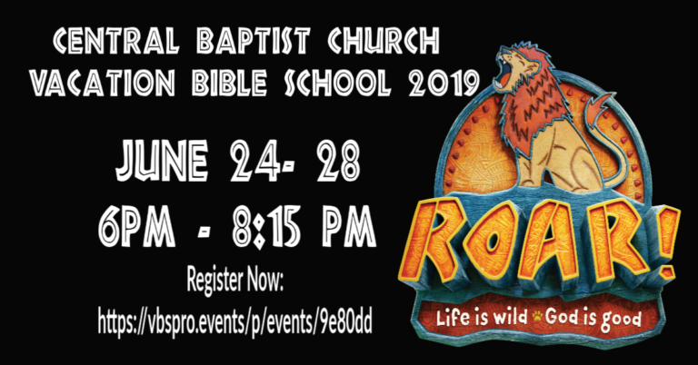 Roar VBS Life Is Wild God Is Good CBC Athens VBS 2019 roar-vbs-life-is-wild-god-is-good-cbc-athens-vbs-2019
